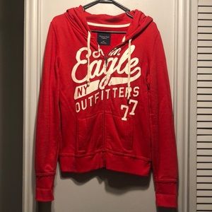 American Eagle Zip Up Sweater